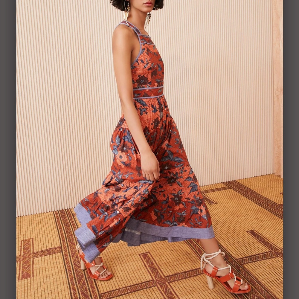 Ulla Johnson BRYNN DRESS IN CARMINE size 2 - Picture 2 of 7